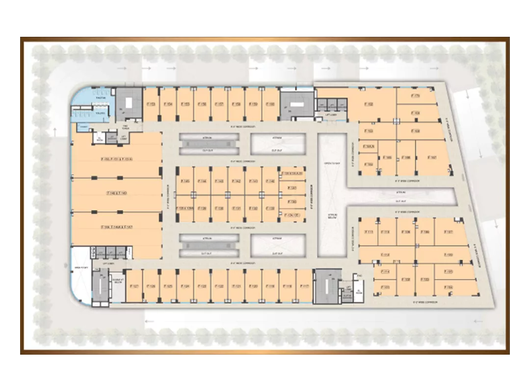 Aura Vantaje 1st Floor Layout Plan