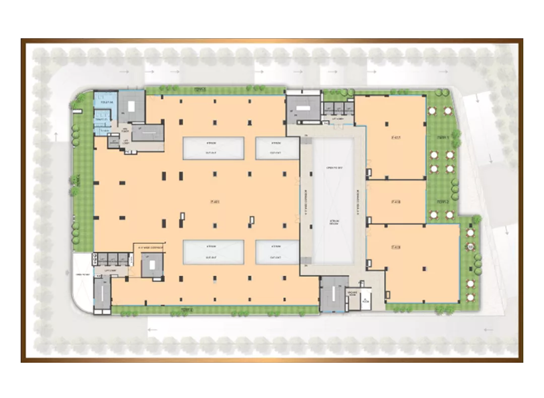 Aura Vantaje Fourth Floor Layout Plan