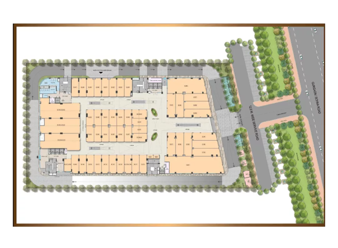 Aura Vantaje Ground Floor Layout Plan