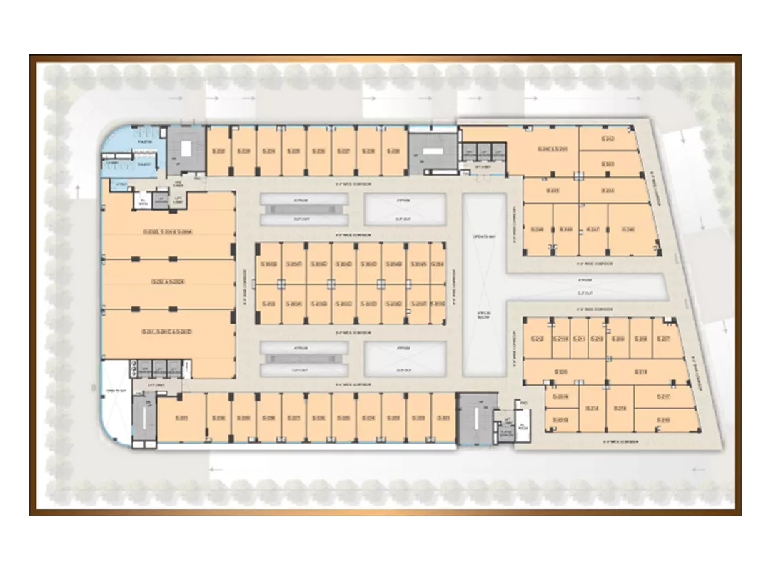 Aura Vantaje 2nd Floor Layout Plan